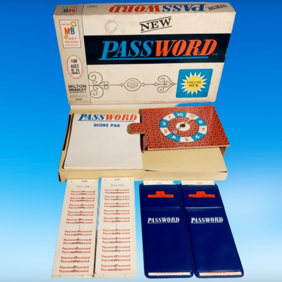 Vintage Password Game 6th Edition By Milton Bradley - Picture 7 of 8